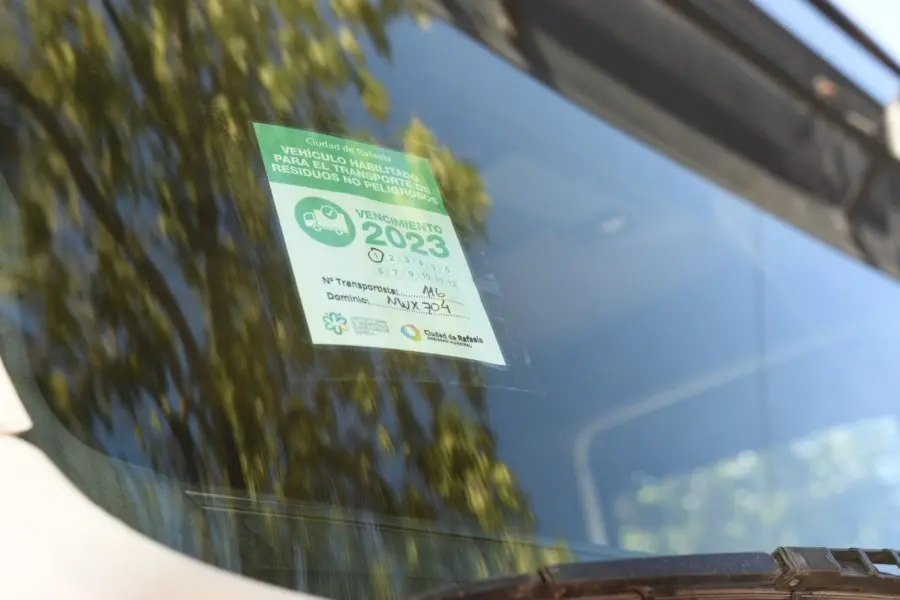 Identificación de transportes de residuos habilitados
