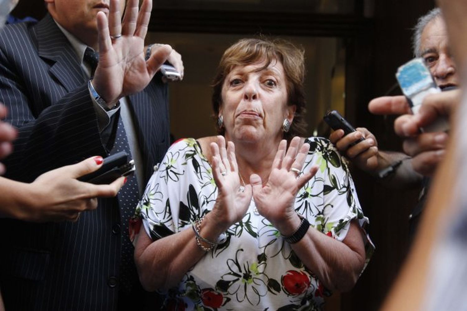 Fein defendió el procedimiento: "Se limpió el arma para ver la marca y numeración"