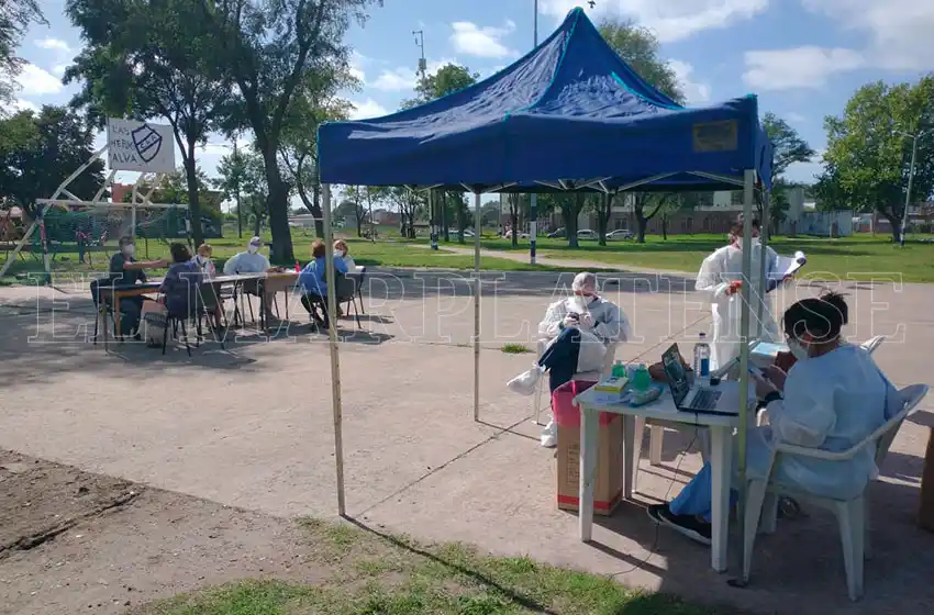El Municipio realiza testeos rápidos de coronavirus en el barrio Las Heras
