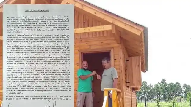 Tiene causas por estafa por vender cabañas sin terminar y las sigue ofreciendo por redes