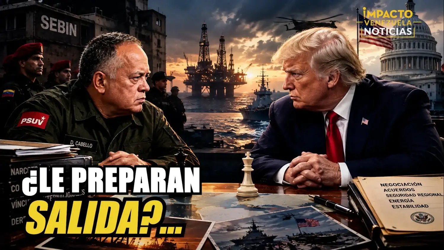 ¿PLAN DE SALIDA?: Revelan presunto acuerdo entre Washington y Diosdado Cabello