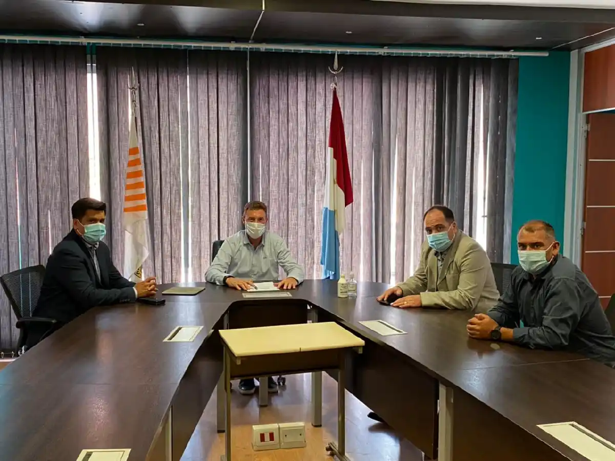 García Aresca se reunió con las  nuevas autoridades de la  Policía 