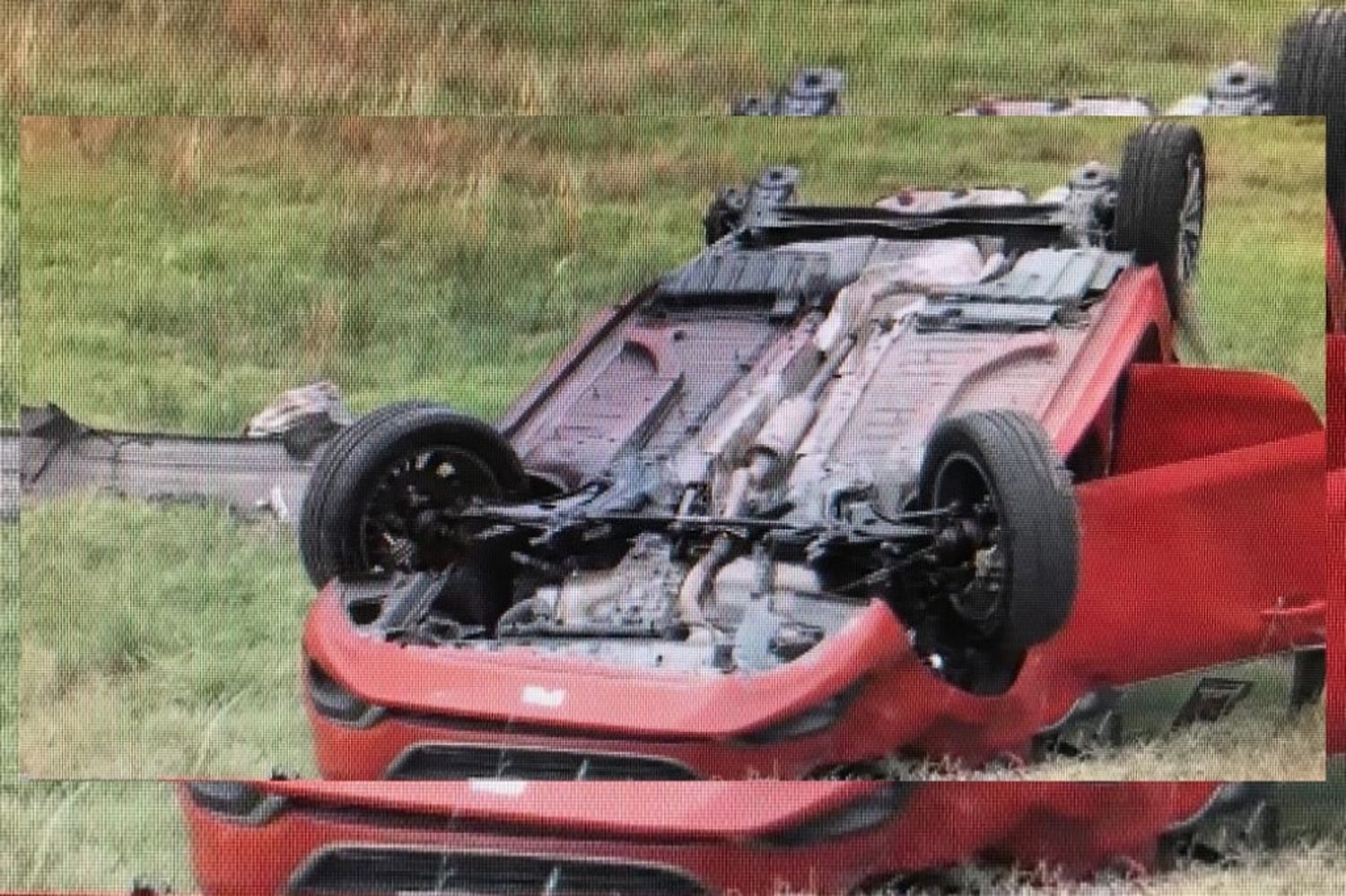 Firmat: una venadense volcó en la Ruta 33