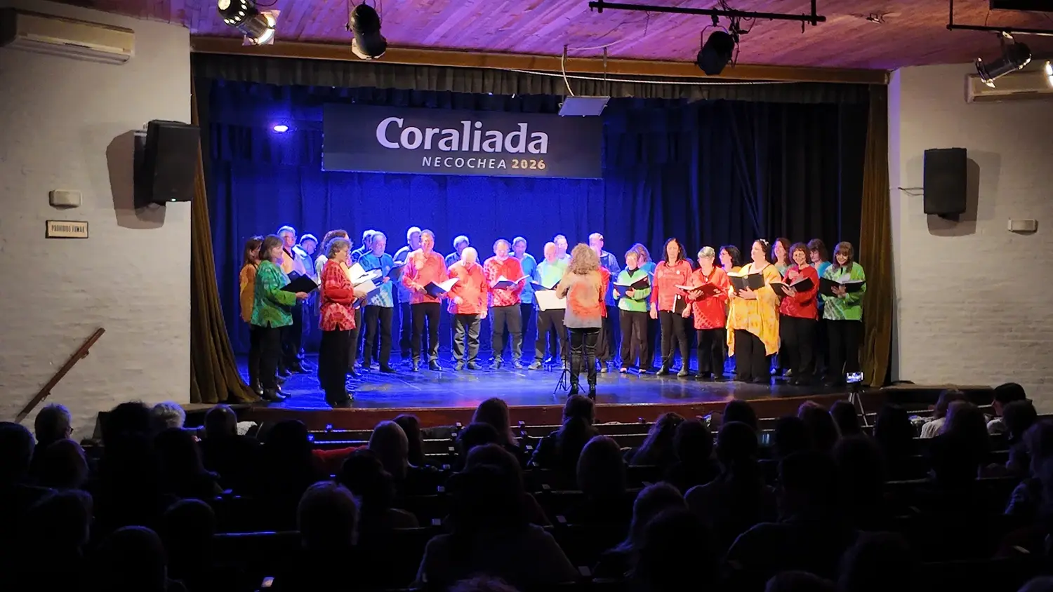 Coraliada. Los coros brillaron en el escenario del Teatro