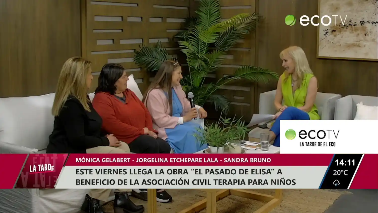 Este viernes llega la obra "El pasado de Elisa" a beneficio de la asociación civil terapia para niños