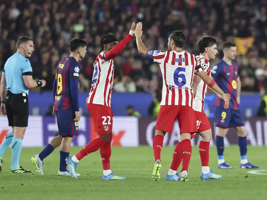 Atlético Madrid recibe a las 16 al Barcelona por Champions League