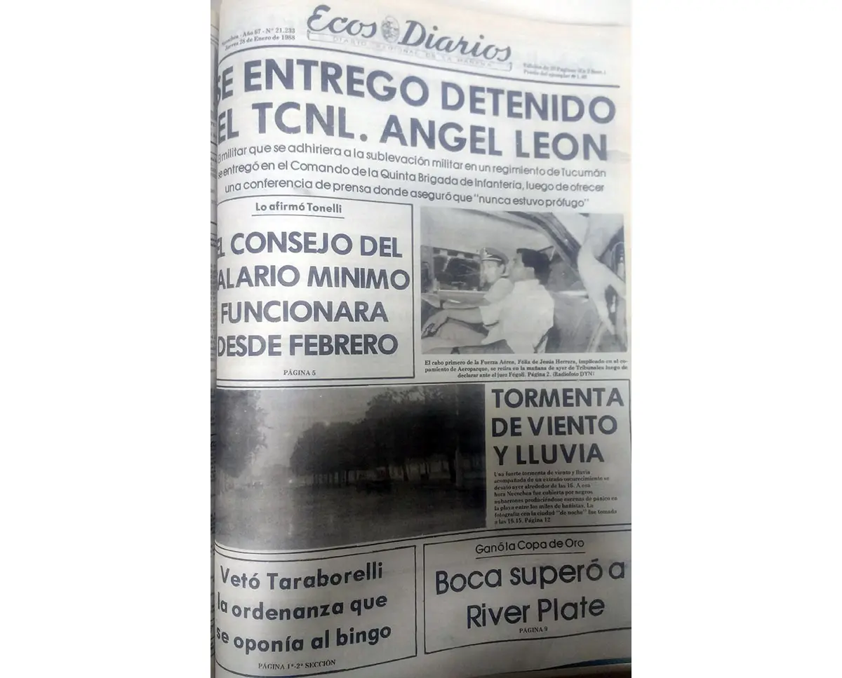 Jueves 28 de enero de 1988