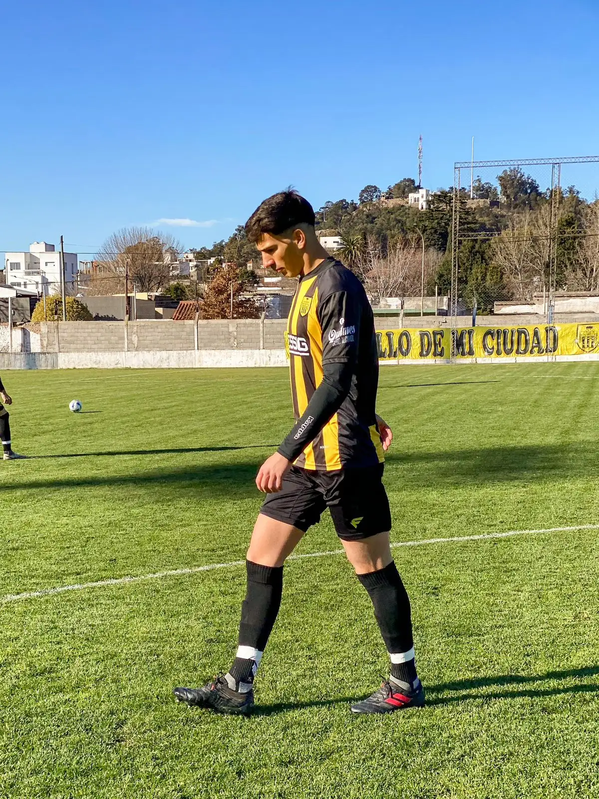 FOTO @CLUBSANTAMARINA Vicente Barberini, uno de los delanteros de Santamarina.