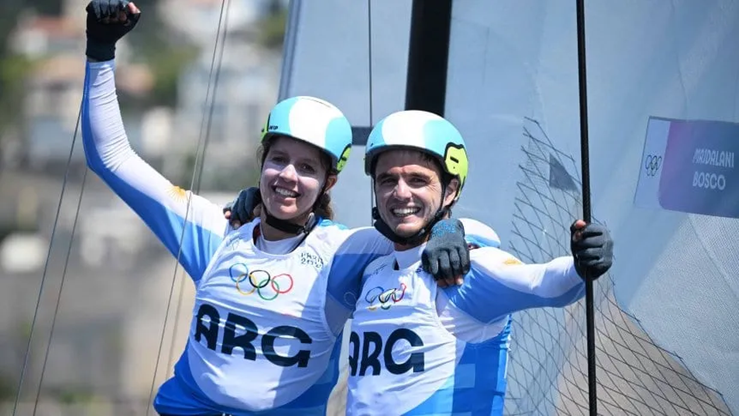 Medalla plateada para Argentina en Nacra 17