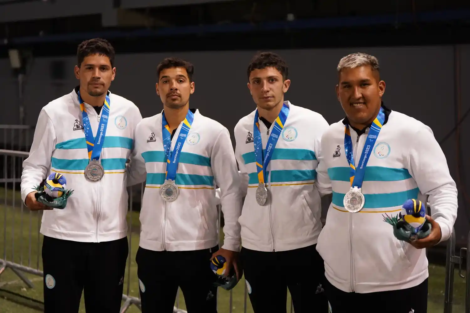 Cuatro marplatenses de plata en el Fútbol 7 PC