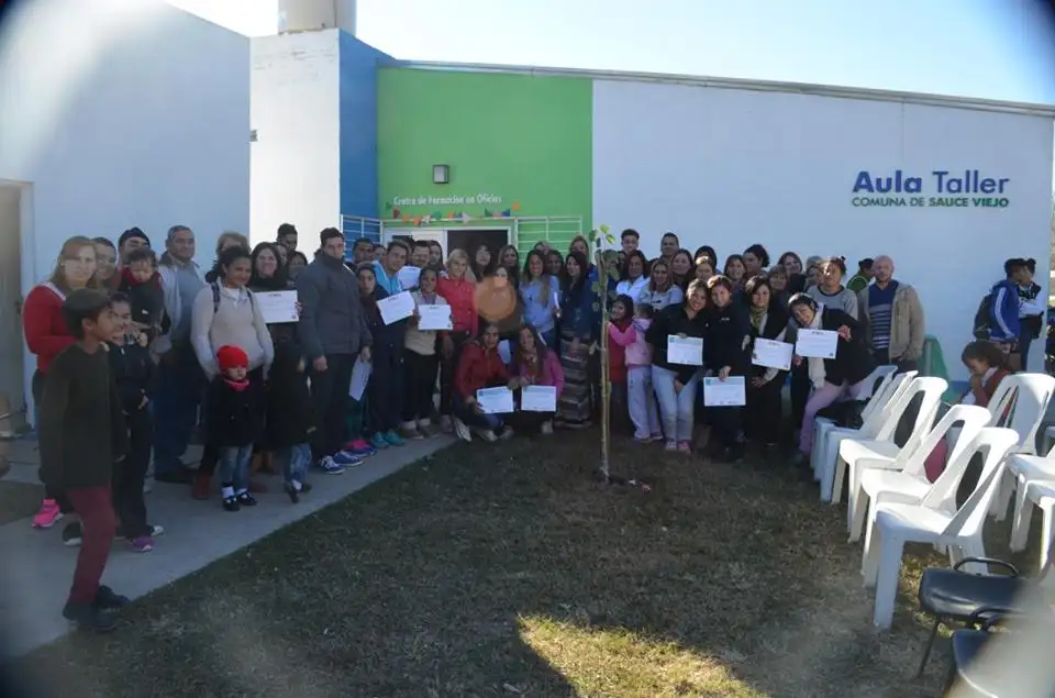 Sauce Viejo: Inauguraron un Aula Taller y entregaron certificados