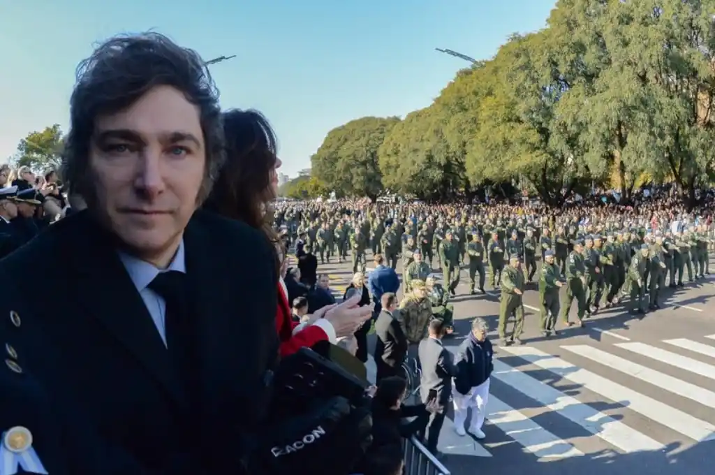 Javier Milei junto a Victoria Villaruel
