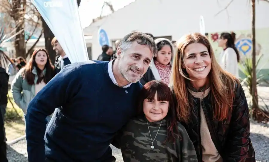 Soledad Peralta y Federico Achával inauguraron una nueva Casa de Desarrollo Humano