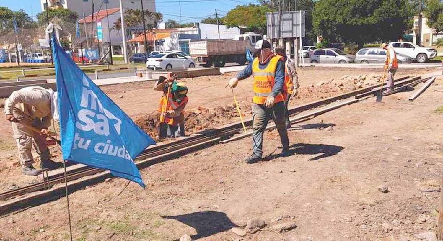 La comuna avanza con la obra
de un nuevo espacio recreativo