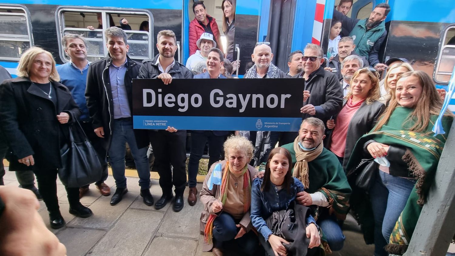 El Intendente Nanni, emocionado por el regreso del ferrocarril a Gaynor tras 30 años: "Y un día llegó el tren"