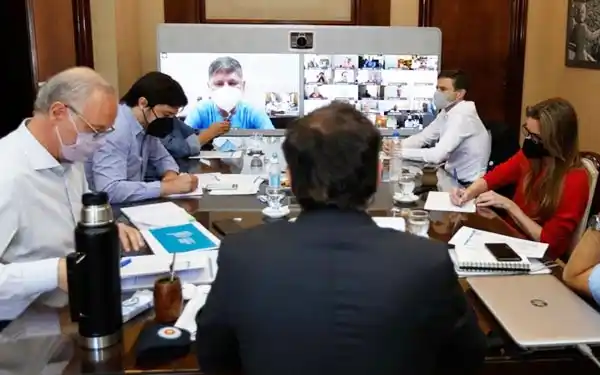 Gargaglione en encuentro virtual  con Kicillof por el Covid-19