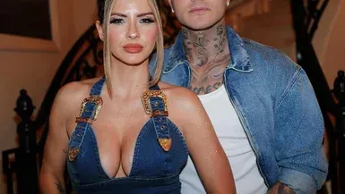 La China Suárez con Icardi y sus hijos en Turquía