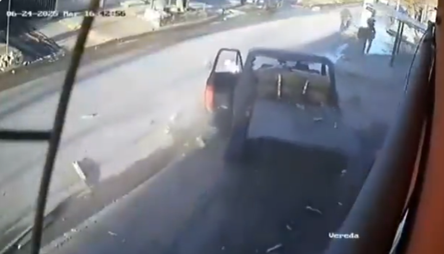 El conductor huyó pero terminó detenido