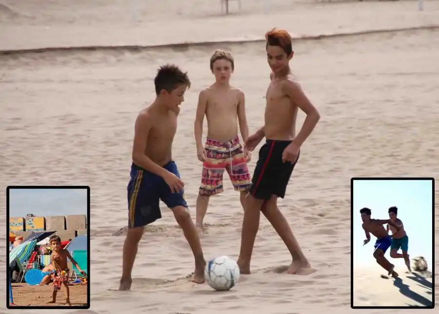 La playa, una forma de alejar a los chicos de las pantallas