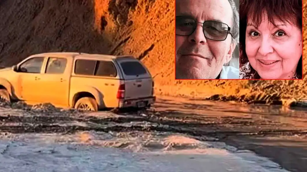 La pareja desapareció en Chubut.
