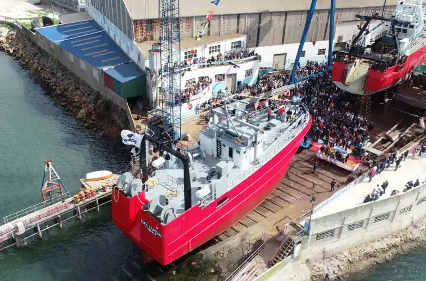 El Astillero Contessi botó el buque pesquero N°130 "Luca Santino"