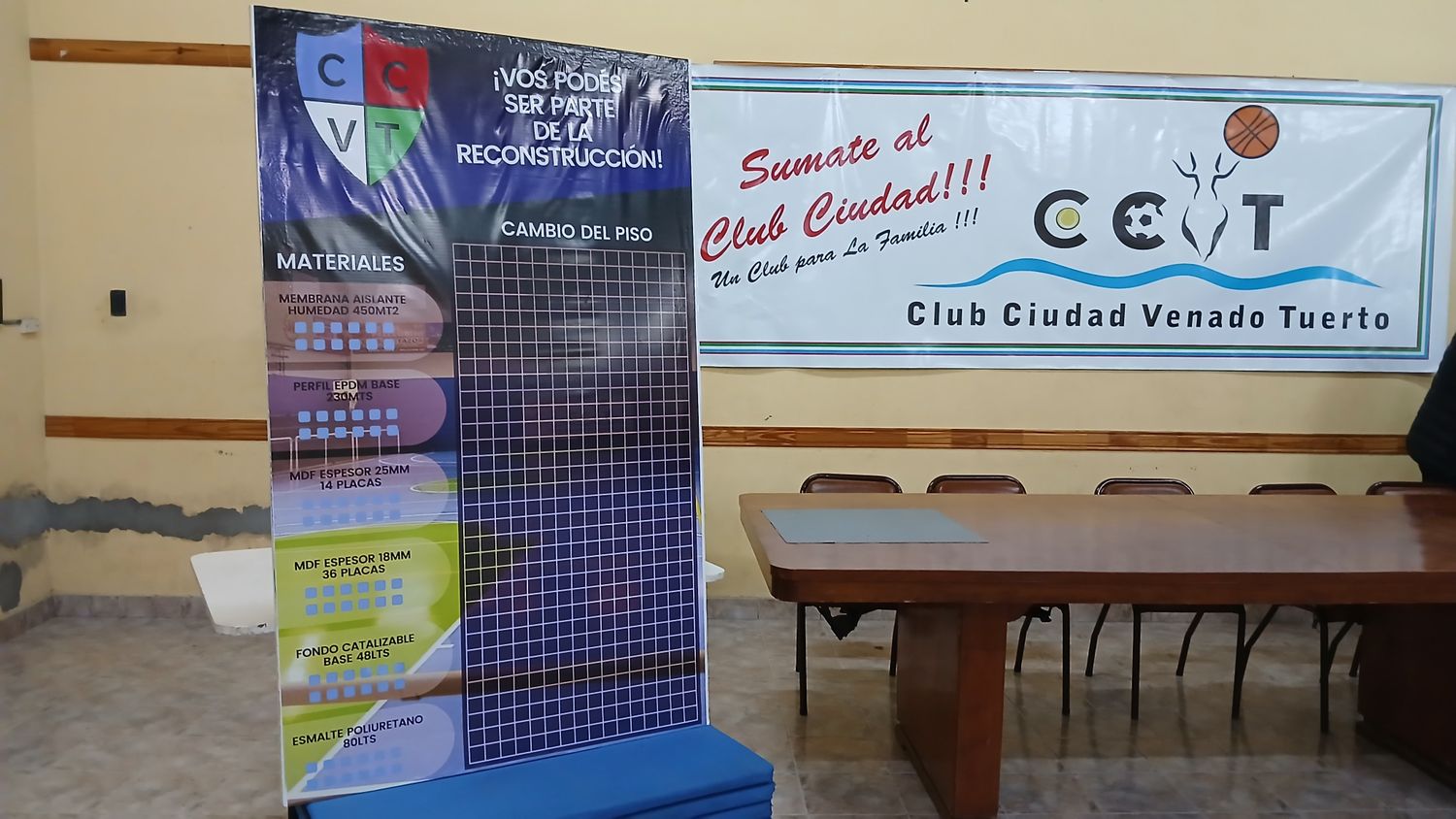 Se presentó un ambicioso, pero necesario proyecto para mejorar la infraestructura del club. Foto: Sur24
