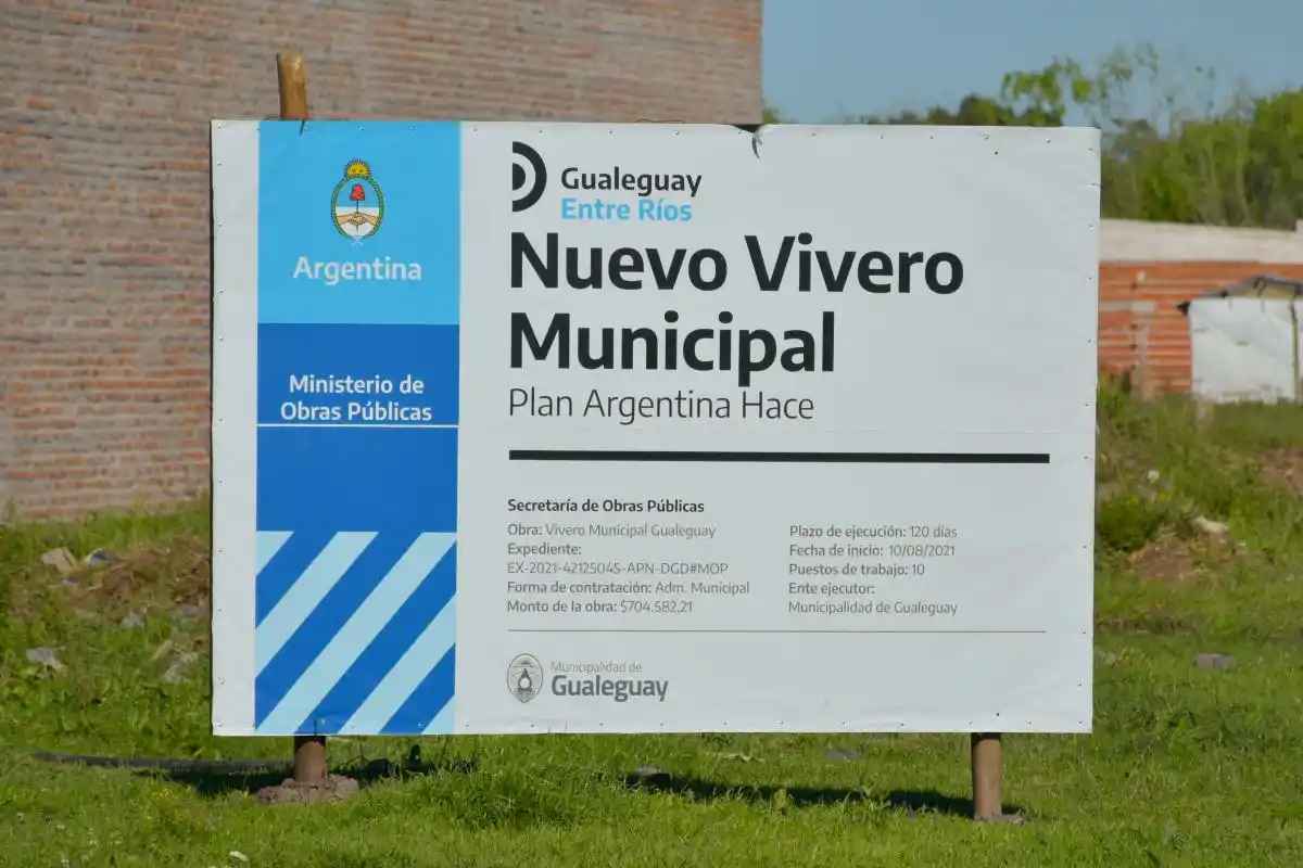 Se realizan obras en el futuro Vivero Municipal