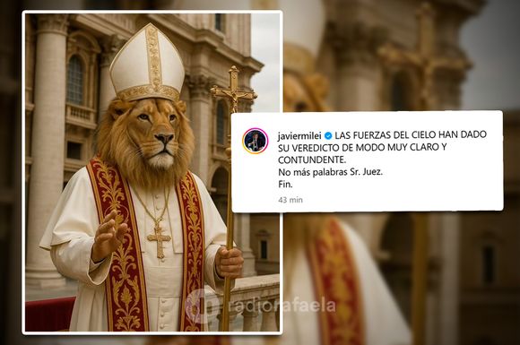 “Las fuerzas del cielo han dado su veredicto”: Milei celebró la elección del Papa León XIV con un mensaje simbólico