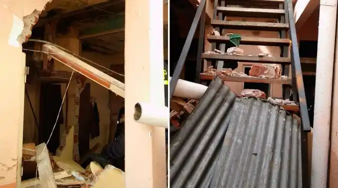 Explosión por un escape de gas en Mar del Plata