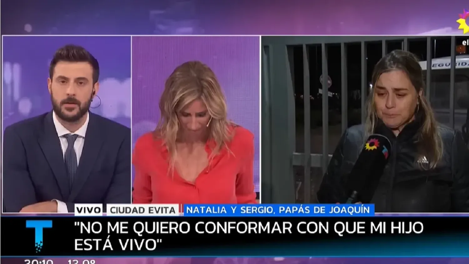 El desconsolado llanto de Luciana Geuna por el nene baleado en Ciudad Evita