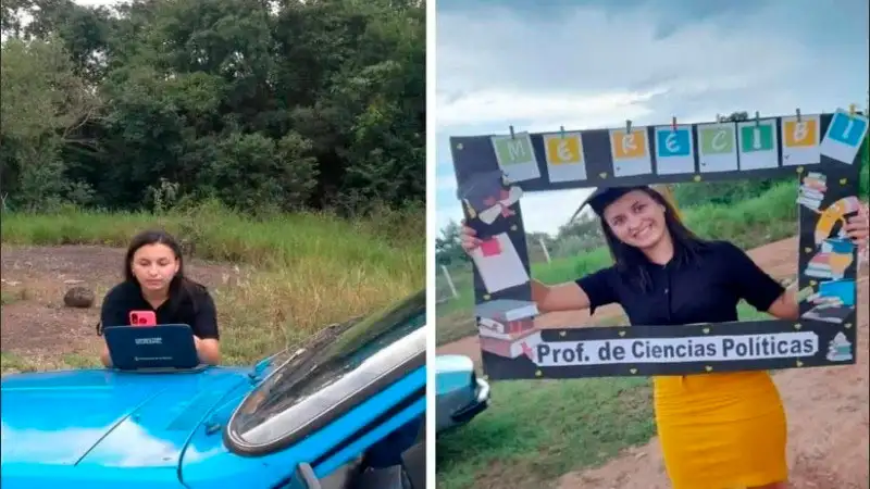 Se quedó sin señal, rindió su último final a un costado de la ruta y se recibió