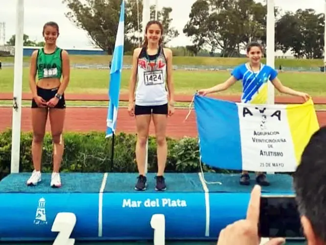 Loberense destacada en el Provincial de atletismo