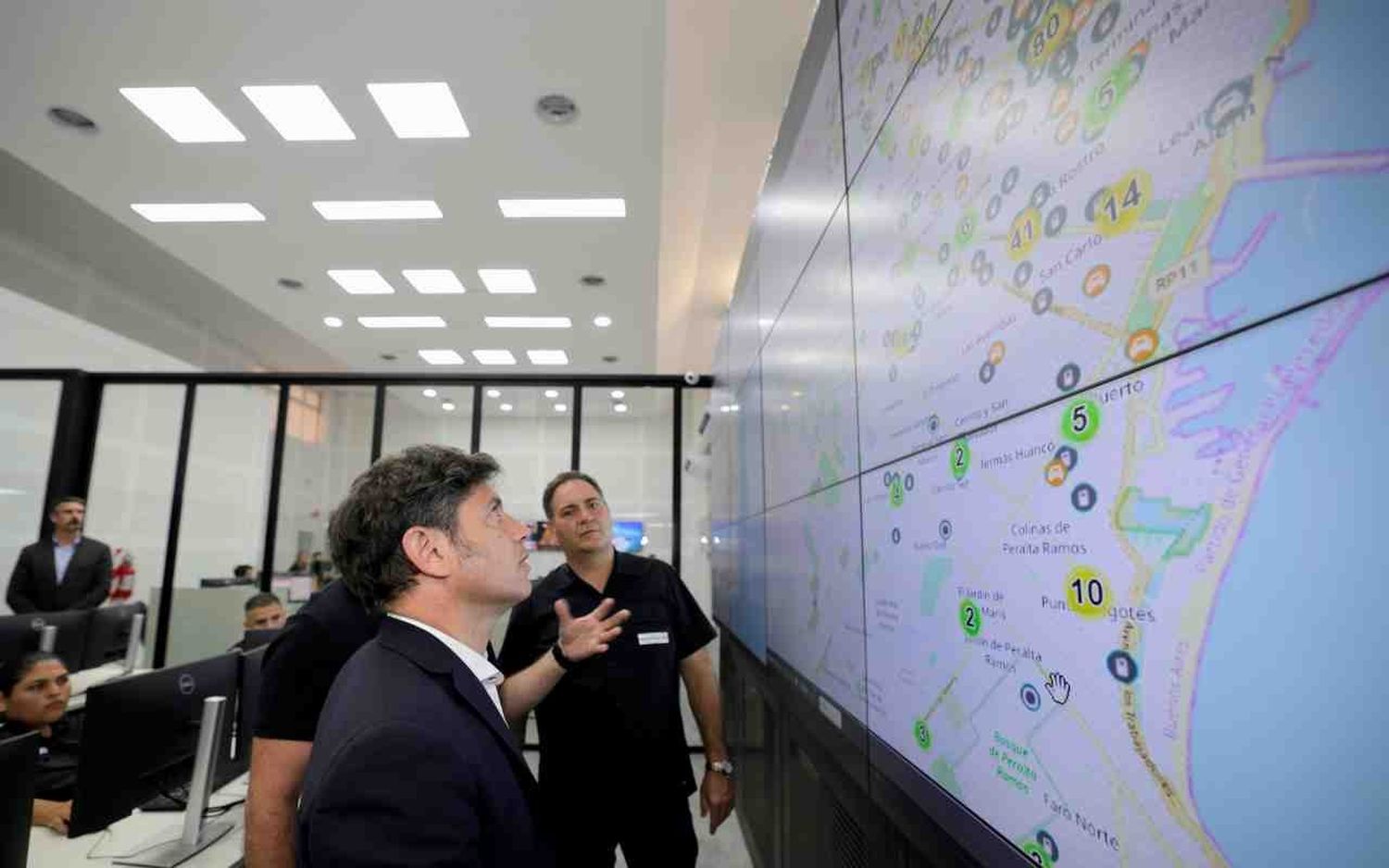 Inauguración del CATE del 911 en Mar del Plata.