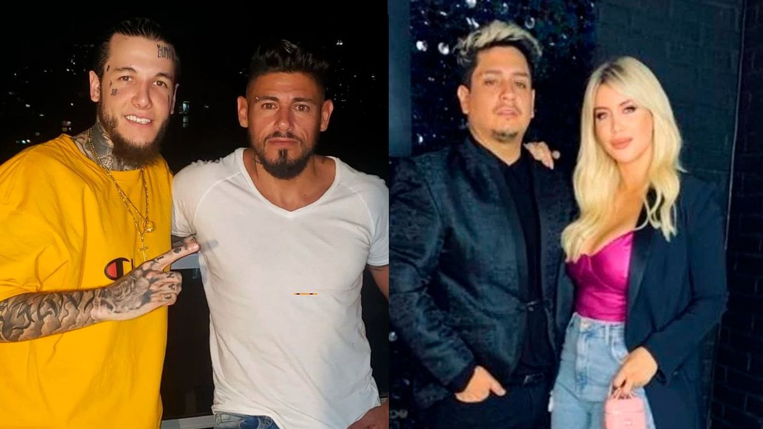 Inesperada guerra entre el peluquero de Alex Caniggia y el íntimo amigo de Wanda Nara