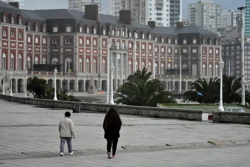 Ola polar en Mar del Plata