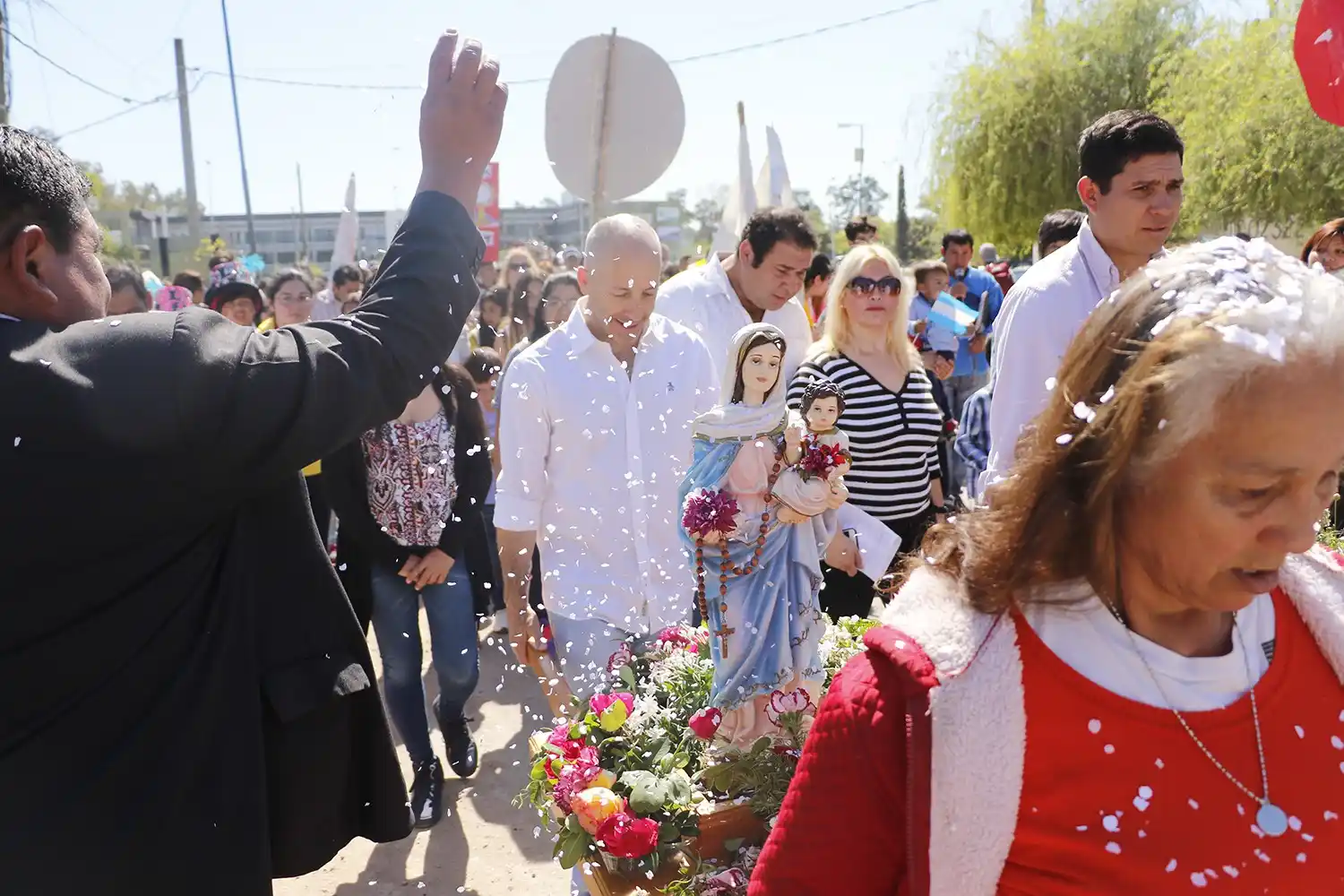 Pilar: Ducoté estuvo presente en las primeras Patronales de San Francisco de Asís