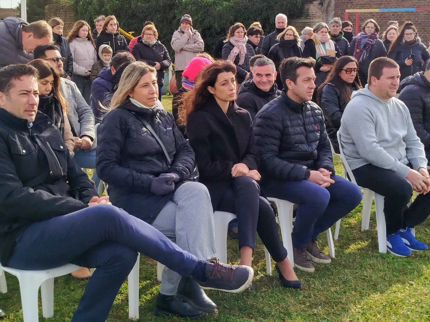 Arturo Rojas, funcionarios, concejales, consejeros escolares y delegados
