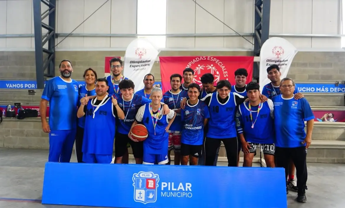 El básquet inclusivo de Pilar debutó en un encuentro de Olimpíadas Especiales