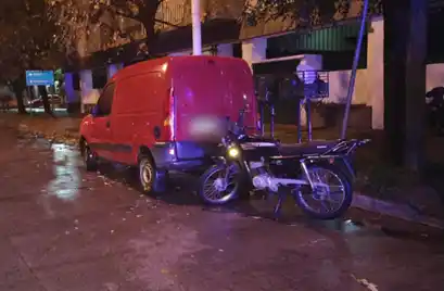 Manejaba alcoholizado y derrapó con la moto