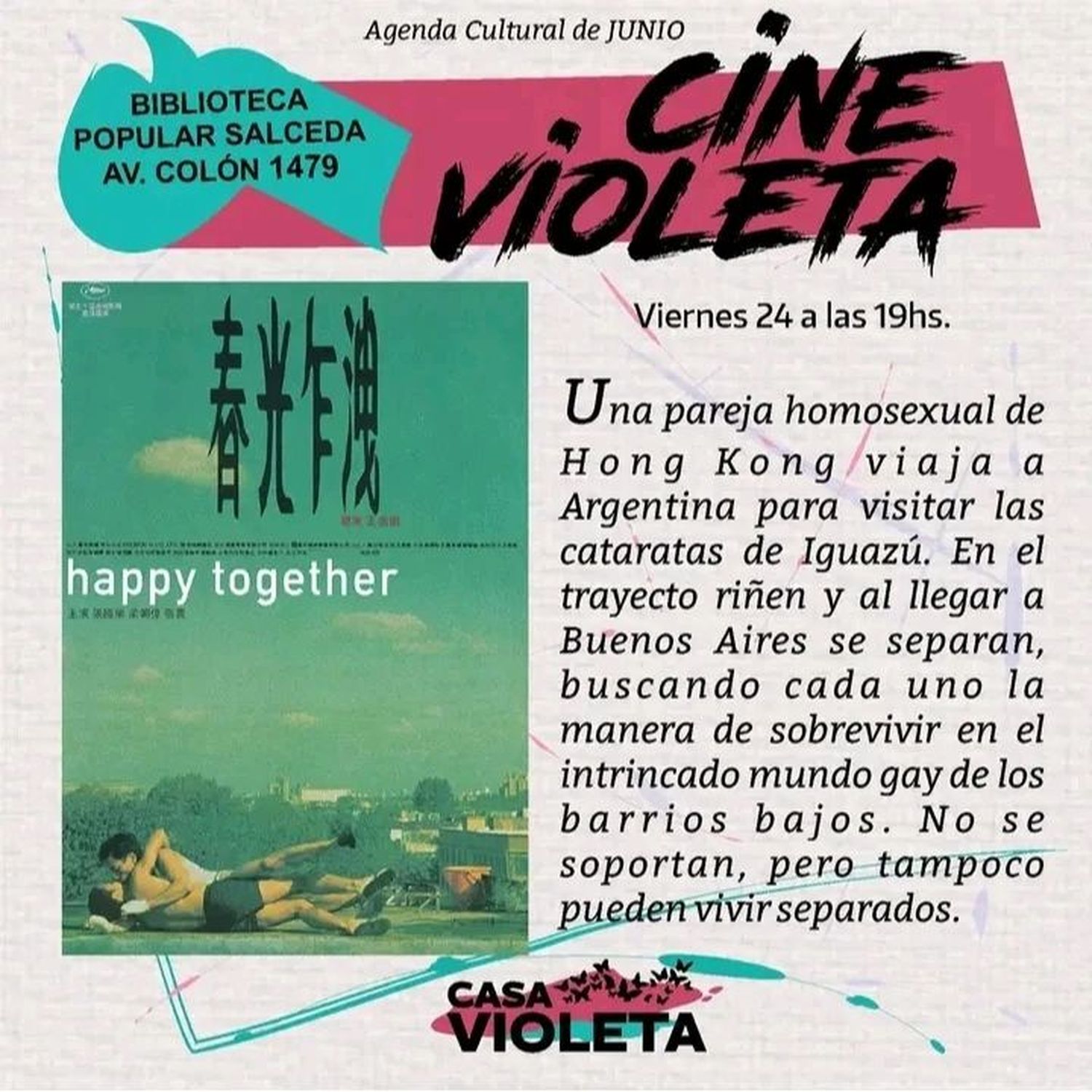 Cine alternativo y a la gorra este viernes en la Biblioteca Salceda