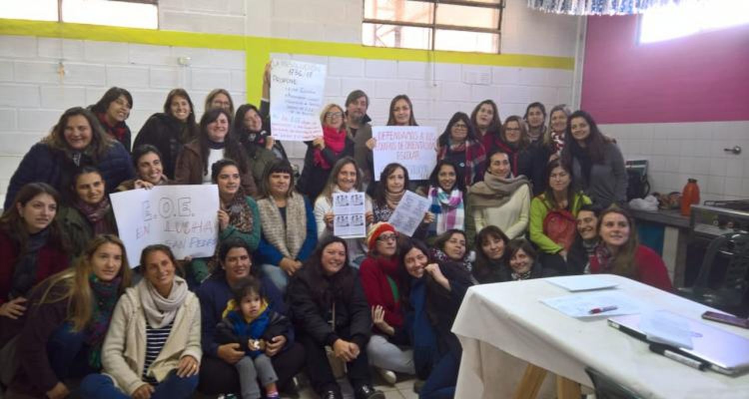 Este martes, paro nacional docente y movilización por los Equipos de Orientación Escolar