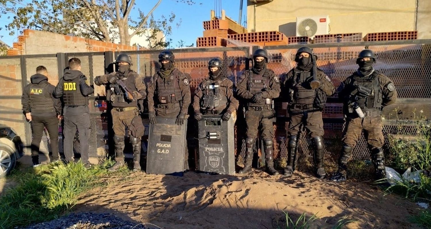 Armas, celulares y vehículos se contabilizan en la base de datos confeccionada por la fuerza policial. Crédito : Prensa AIC