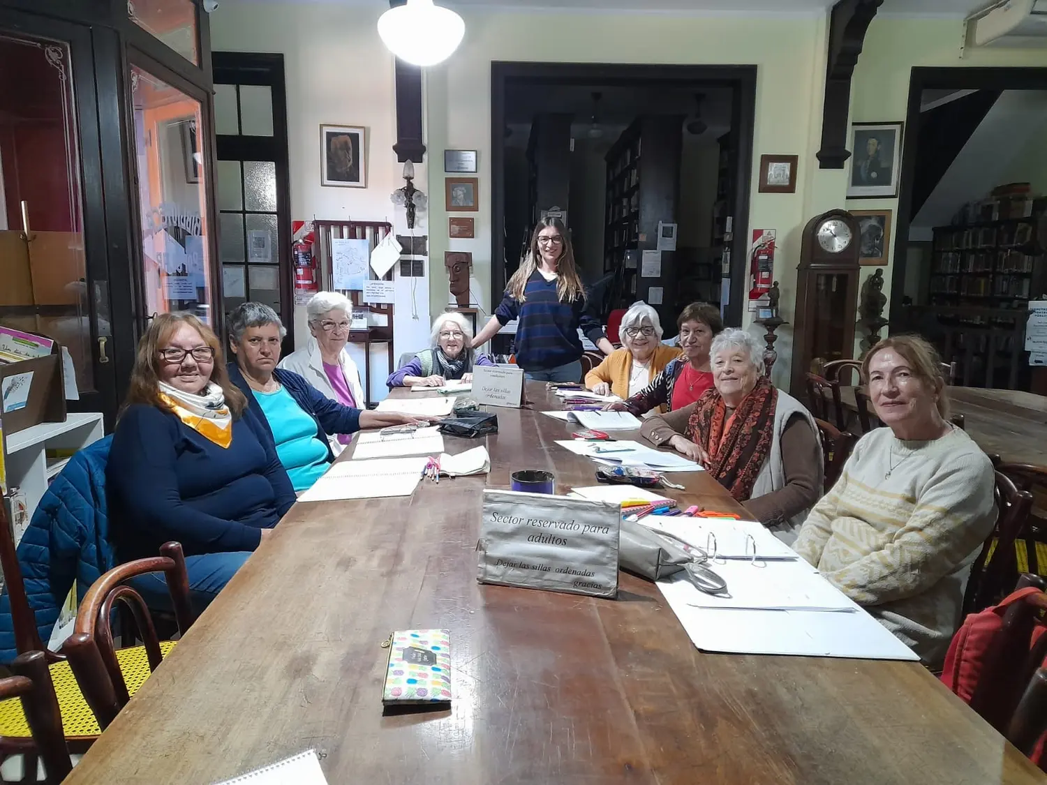 Un taller para la memoria en la biblioteca