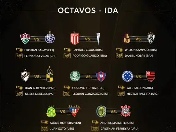 octavos libertadores