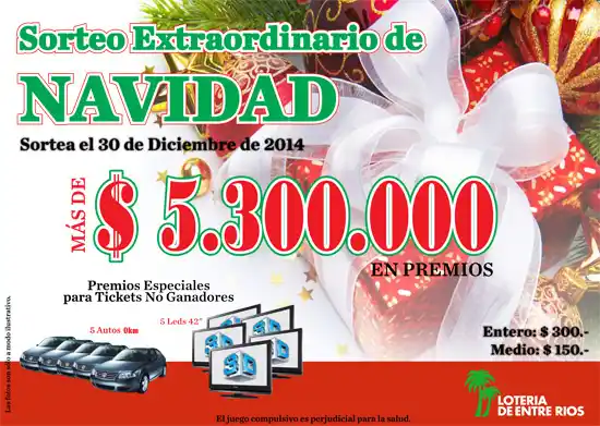 Miles de entrerrianos ya juegan por el sorteo extraordinario de Navidad 