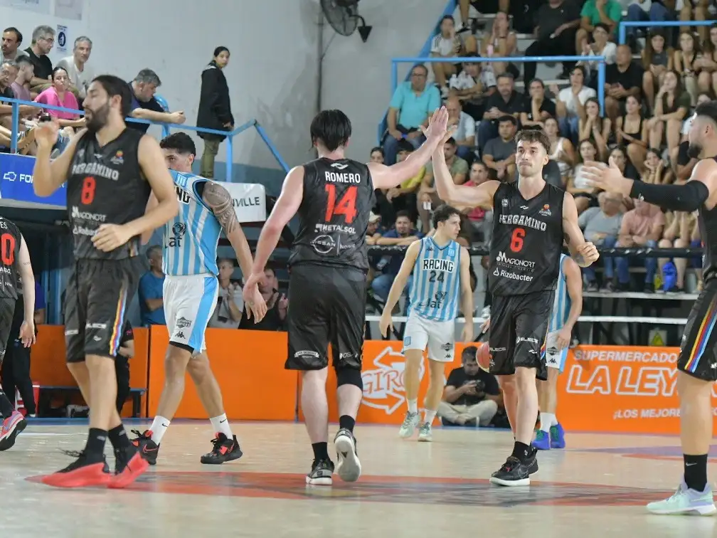 Racing no puede permitirse otra derrota ante Pergamino Básquet. (Foto de prensa Pergamino Básquet).