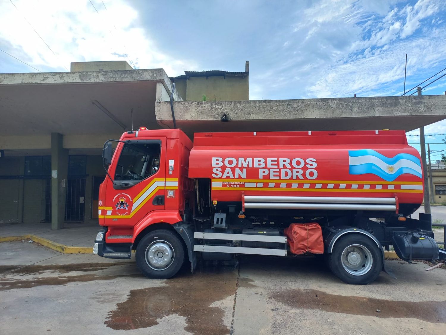 Incendio en la planta alta de la ex Terminal de Ómnibus