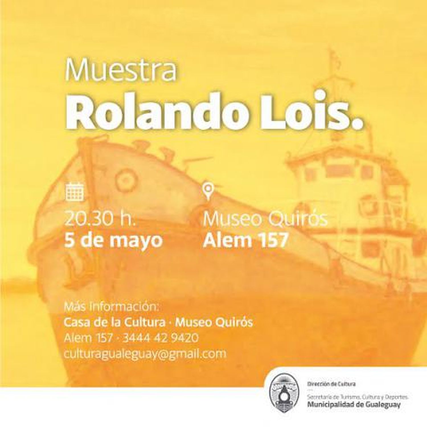 Muestra de Rolando Lois en el Quirós