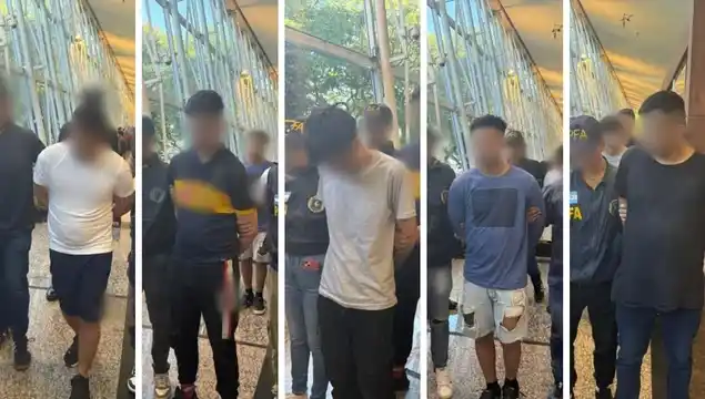 Los detenidos tomaron un vuelo en Aeroparque