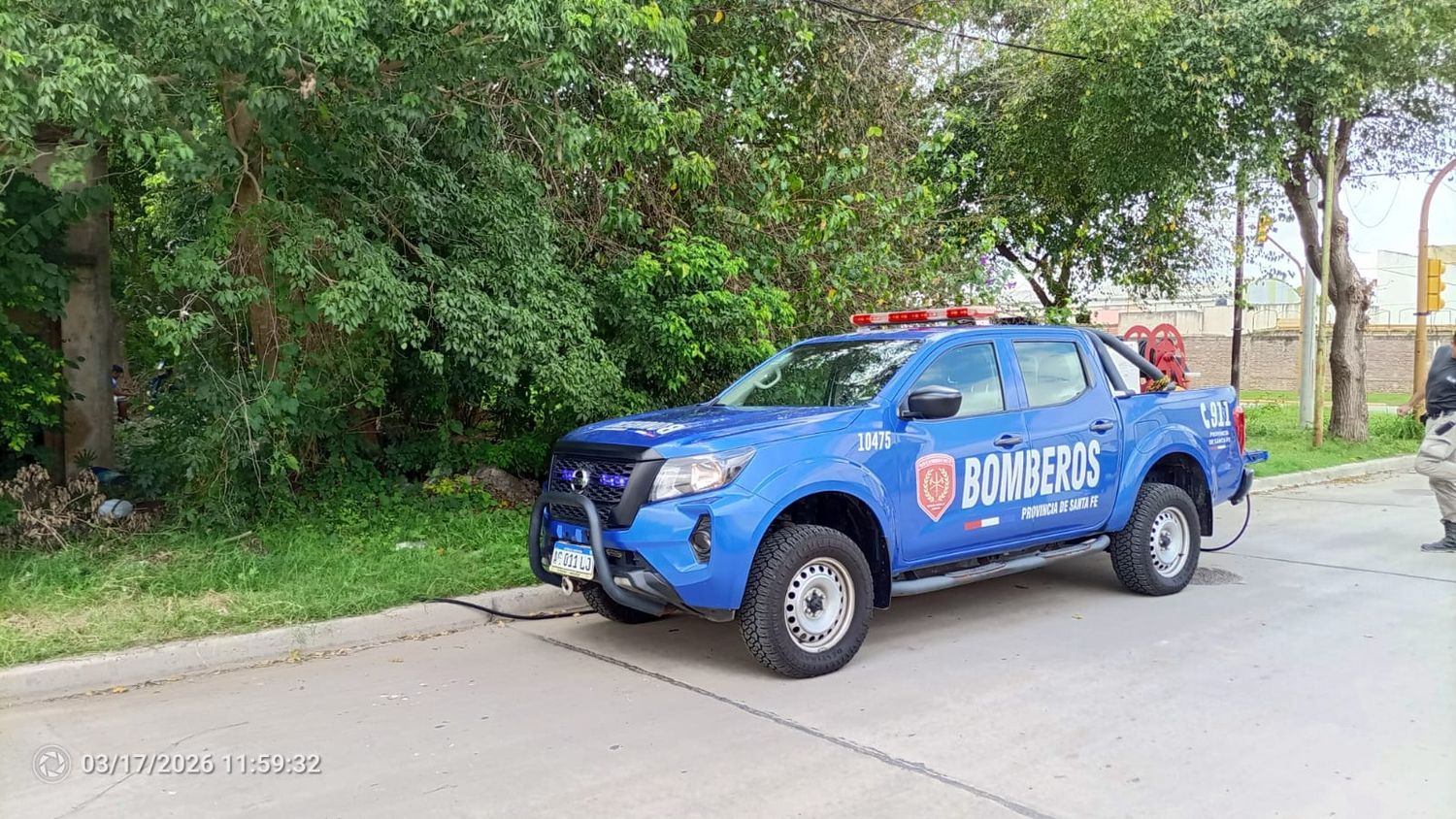Incendio en una vivienda abandonada en Rafaela: una persona fue asistida por inhalación de humo